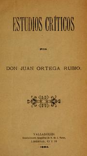 Cover of: Estudios críticos