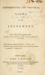 Cover of: Experimental and practical views of the atonement by Octavius Winslow