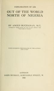 Cover of: Exploration of Aïr by Buchanan, Angus
