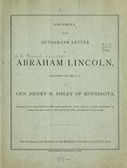 Cover of: Fac-simile of the autograph letter of Abraham Lincoln