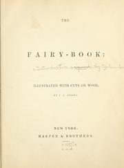 Cover of: The fairy book