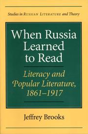 Cover of: When Russia learned to read by Jeffrey Brooks