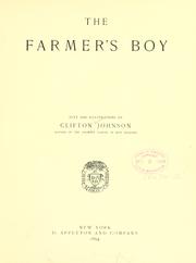 Cover of: The farmer's boy. by C Johnson, C Johnson