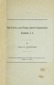 Cover of: The fauna and flora about Coldspring Harbor, L.I.