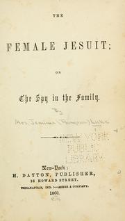 The female Jesuit by Jemima Thompson Luke