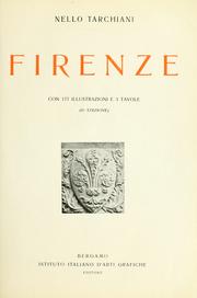 Cover of: Firenze by Nello Tarchiani