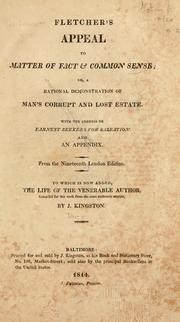 Cover of: Fletcher's appeal to matter of fact & common sense by John Kingston, John Kingston