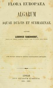 Cover of: Flora europaea algarum aquae dulcis et submarinae.