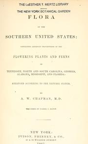 Flora of the southern United States by Alvan Wentworth Chapman