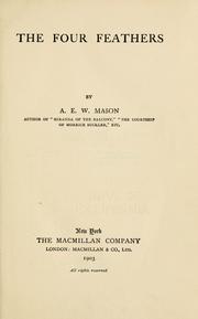 Cover of: The four feathers by A. E. W. Mason