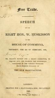 Cover of: Free trade by W. Huskisson