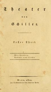 Cover of: Friedrich Schillers sämmtliche Werke. by Friedrich Schiller