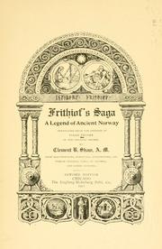 Cover of: Frithiof's saga by Esaias Tegnér