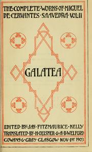 Cover of: Galatea. by Miguel de Cervantes Saavedra