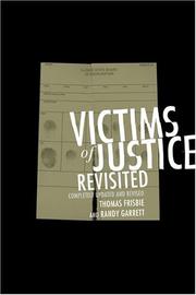 Cover of: Victims of Justice Revisited by Thomas Frisbie, Randy Garrett