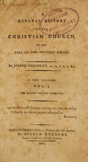 A general history of the Christian church by Joseph Priestley