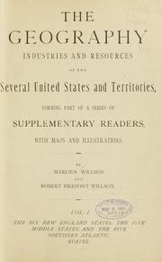 Cover of: The geography, industries and resources of the several United States and territories