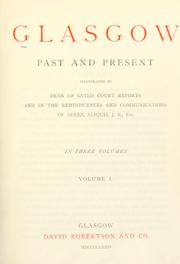 Cover of: Glasgow, past and present by Robertson, David, Robertson, David