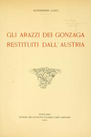 Cover of: arazzi dei Gonzaza: restituiti dall' Austria.