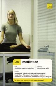 Cover of: Meditation by Naomi Ozaniec