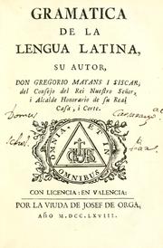 Cover of: Gramatica de la lengua latina.