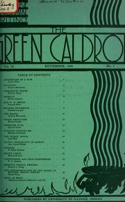 Cover of: The Green caldron.