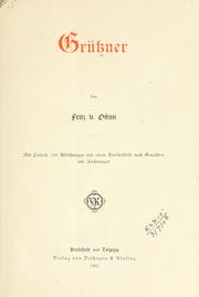Cover of: Grützner.