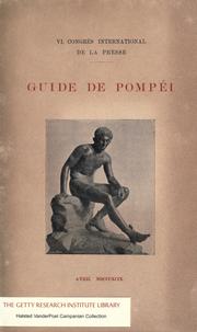 Cover of: Guide de Pompéi.