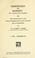 Cover of: Handbuch des Sanskrit, mit Texten und Glossar.