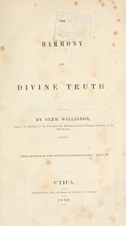 Cover of: The harmony of divine truth