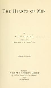 Cover of: The hearts of men by H. Fielding