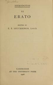 Cover of: Herodotos VI (Erato) | Herodotus