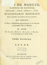 Hijos de Madrid by Joseph Antonio Alvarez y Baena