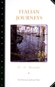 Cover of: Italian journeys by William Dean Howells