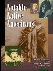 Cover of: Notable native Americans