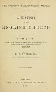 Cover of: A history of the English church by Perry, G. G.