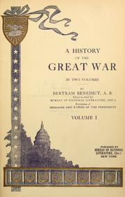 A history of the great war.