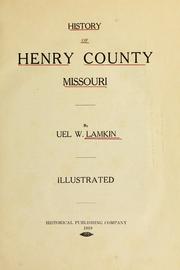 Cover of: History of Henry County, Missouri.