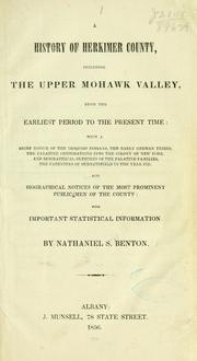 Cover of: A history of Herkimer county by Nathaniel Soley Benton