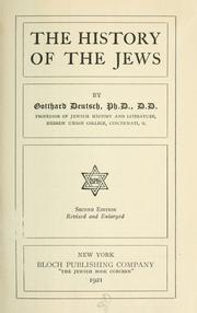 Cover of: The history of the Jews.
