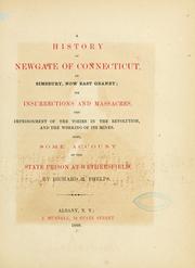 Cover of: A history of Newgate of Connecticut, at Simsbury, now East Granby