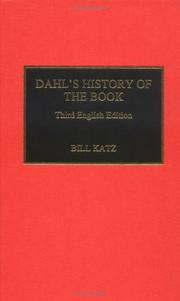 Cover of: Dahl's history of the book