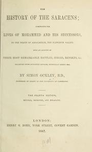 Cover of: history of the Saracens | Simon Ockley