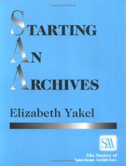 Cover of: Starting an archives