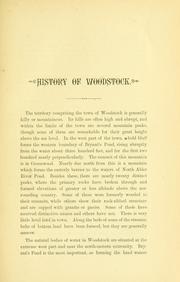 Cover of: History of Woodstock, Me. by William Berry Lapham