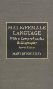 Cover of: Male/female language by Mary Ritchie Key