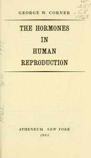 Cover of: The hormones in human reproduction