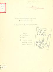 Cover of: Housing market study - Jamaica Plain (1952-55) - (1962-65).