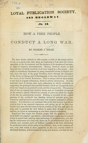 cover of How a free people conduct a long war