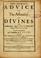 Cover of: The Humble advice of the Assembly of divines, by authority of Parliament sitting at Westminster